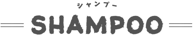 タイトルシャンプー